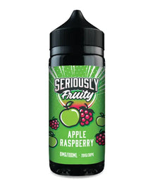 EcigZoo :Seriously Range 100ml, 100ml / Apple & Raspberry, E-liquid - Seriously Fruity