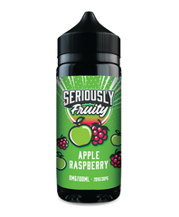 EcigZoo :Seriously Range 100ml, 100ml / Apple & Raspberry, E-liquid - Seriously Fruity