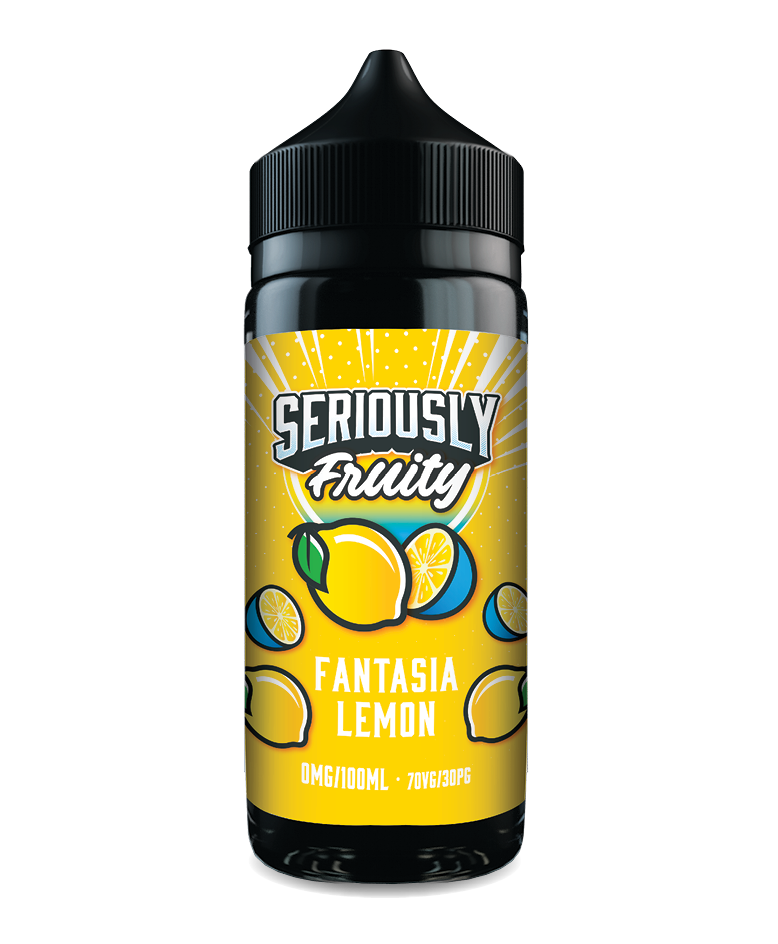 EcigZoo :Seriously Range 100ml, 100ml / Fantasia Lemon, E-liquid - Seriously Fruity