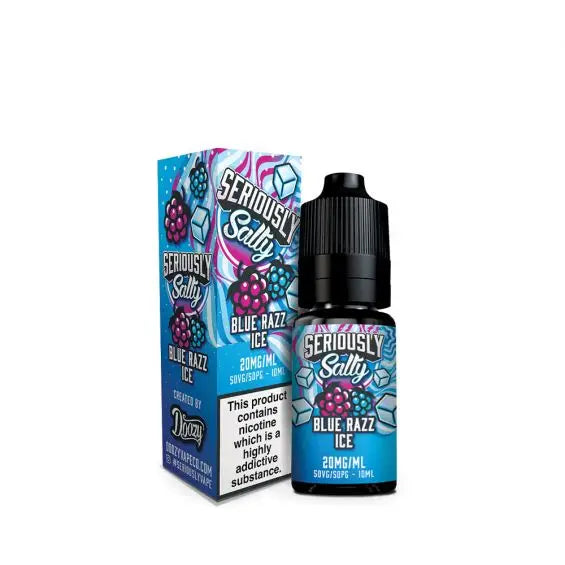 Seriously Salty, Nicotine Salt, 10mg, 20mg, Blue Razz Ice