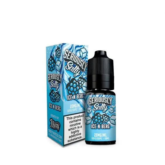 Seriously Salty, Nic Salt, 10ml, 20mg, 10mg, Ice N Berg