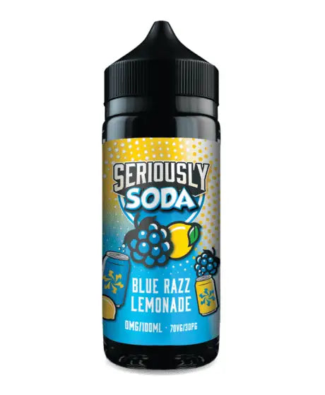 Doozy Vape Seriously Soda Blue Razz Lemonade Shortfill at ecigzoo