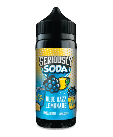 Doozy Vape Seriously Soda Blue Razz Lemonade Shortfill at ecigzoo