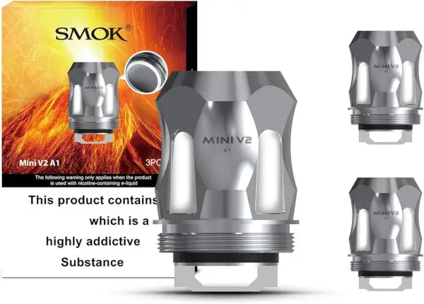 SmoK TFV Mini V2 Stainless A1 Coils |3 Pack| Sale Smok