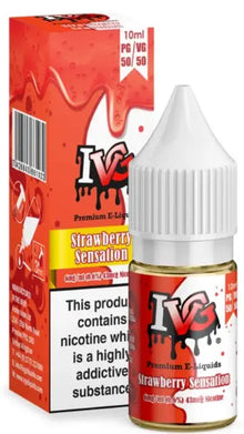 EcigZoo :Strawberry Sensation, 3mg, E-liquid - IVG 50/50 Range