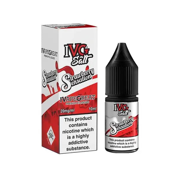 Strawberry Sensation Nic Salt - E-liquid - IVG