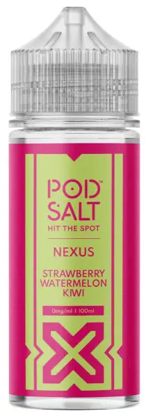 Strawberry Watermelon Kiwi 100ml E-liquid - Pod Salt