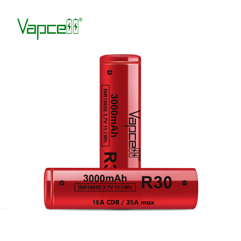 Vapcell R30 3000mAh Battery Batteries - Mod 