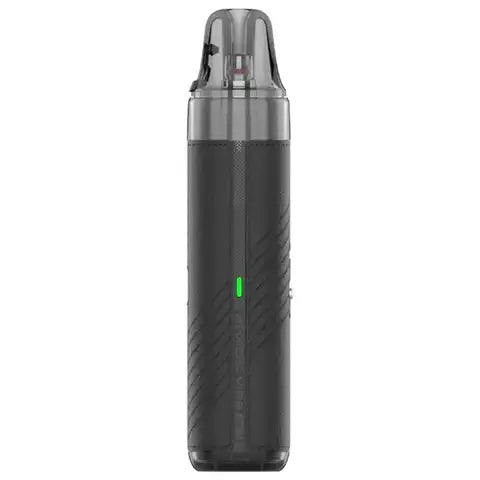Leather Black pod kit on white background