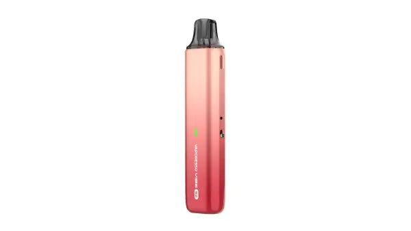 Red vape Pod kit on a white background
