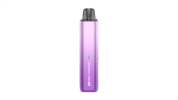 Purple vape pod kit on a white background