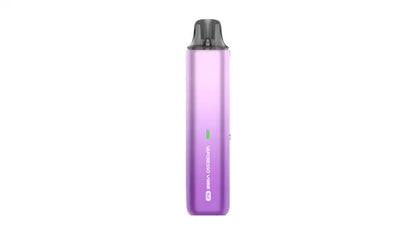 Purple vape pod kit on a white background