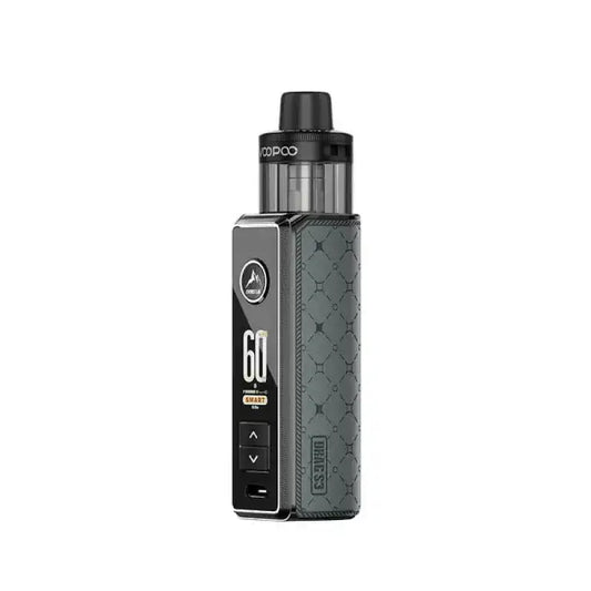 Grey voopoo drag s3 vape pod kit.