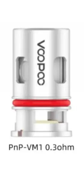 EcigZoo :VooPoo Vinci Pod Coils, PnP-VM1 0.3ohm, 