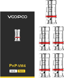 VooPoo PnP Coils VM4 0.6ohm 5 Pack SALE Voopoo