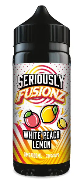 White Peach Lemon 100ml Shortfill By Seriously Fusionz -