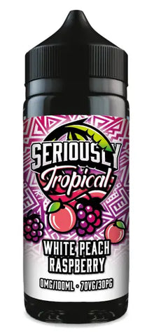 White Peach Raspberry 100ml Shortfill E-liquid by Seriously