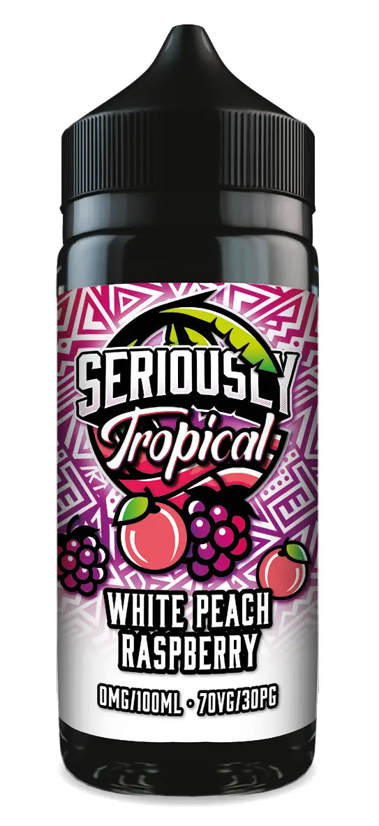 White Peach Raspberry 100ml Shortfill E-liquid by Seriously