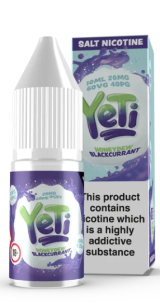 EcigZoo :Yeti Nic Salt Range, Honeydew Blackcurrant, E-liquid - Yeti Nic Salt