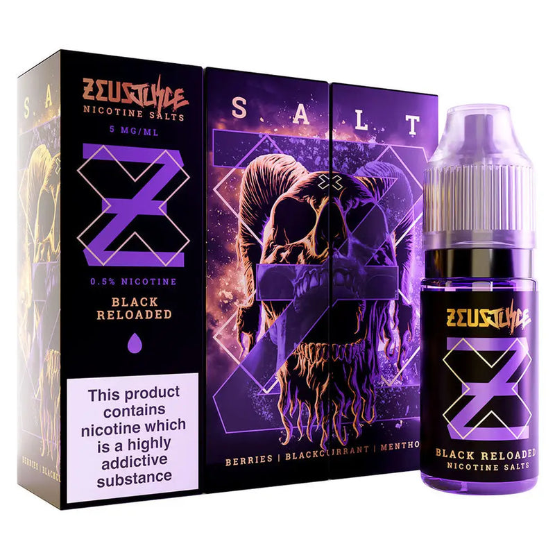 Zeus Juice Nic Salts - 20mg / Black Reloaded / 10ml - 