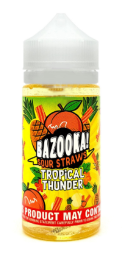 EcigZoo :Bazooka Pineapple Peach Sours 100ml, 100ml, 