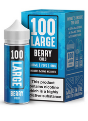 Berry Cold - 100 Large Shortfill (with nic) E-liquid - 100 Large 