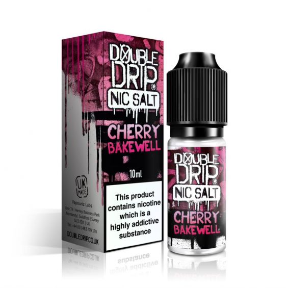 Cherry Bakewell E-liquid - Double Drip Nic Salt 