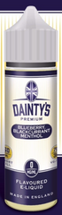 EcigZoo :Dainty's - Blueberry Blackcurrant Menthol 50ml Shortfill, 50ml, E-liquid - 0MG Shortfill