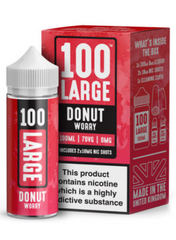 Donut Worry - 100 Large Shortfill (with nic) E-liquid - 100 Large 