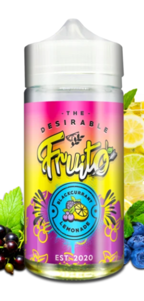 EcigZoo :Fruito 150ml Shortfills - Including Nicotine, Blackcurrant Lemonade, E-liquid - Fruito