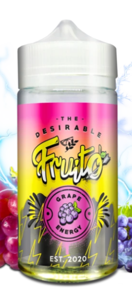 EcigZoo :Fruito 150ml Shortfills - Including Nicotine, Grape Energy, E-liquid - Fruito