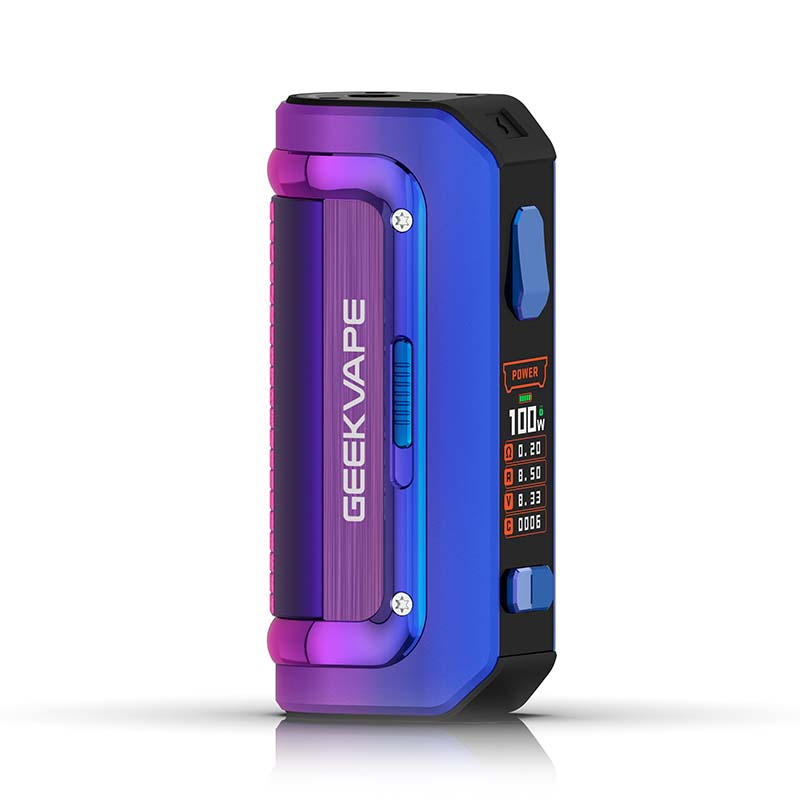 EcigZoo :GeekVape Aegis Mini 2 M100 Mod, Rainbow Purple, Box Mods