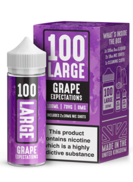 Grape Expectations - 100 Large Shortfill (with nic) E-liquid - 100 Large 