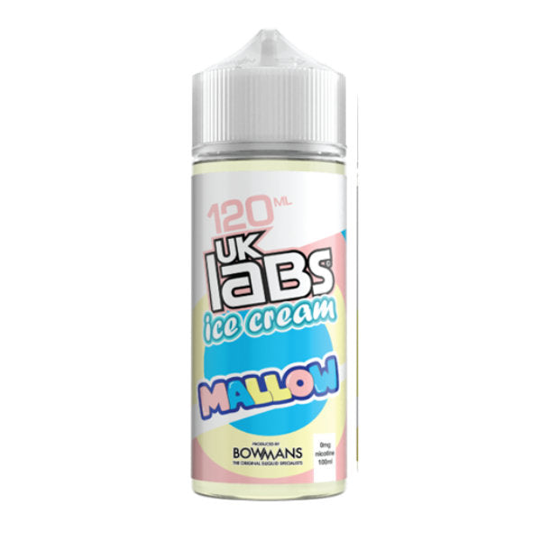 Mallow Ice Cream 100ml by UK Labs E-liquid - UK Labs 100ml 
