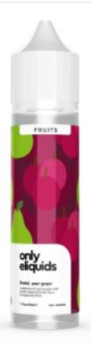 EcigZoo :Only Fruits - Pear Grape 50ml, 50ml, E-liquid - Only