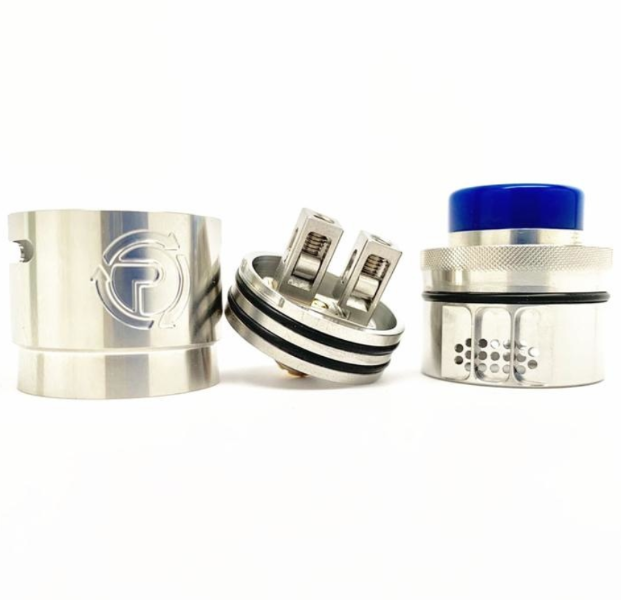 EcigZoo :Passage RDA by Hellvape X SMM, Stainless, 