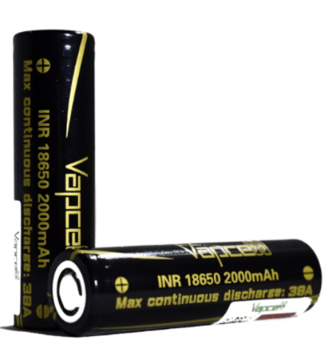 VapCell 2x 18650 2000mAh Batteries  