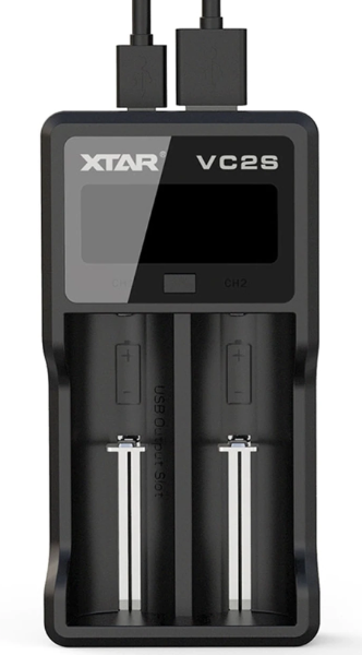 Xtar VC2S 2-Bay Charger  